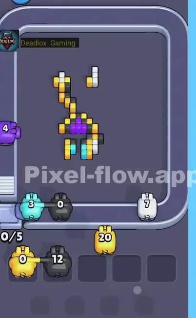 Pixel Flow Level 452 Solution 3