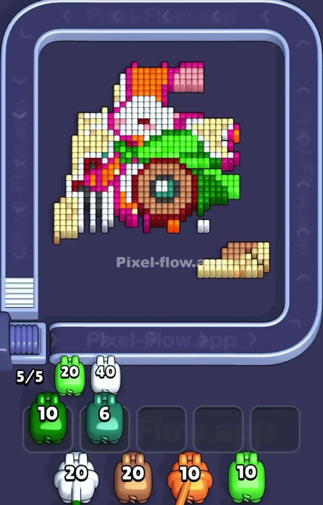 Pixel Flow Level 1240 Solution 2