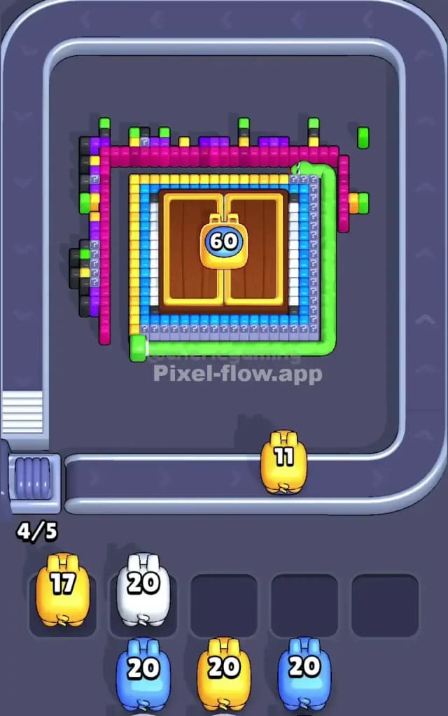 Pixel Flow Level 417 Solution 1