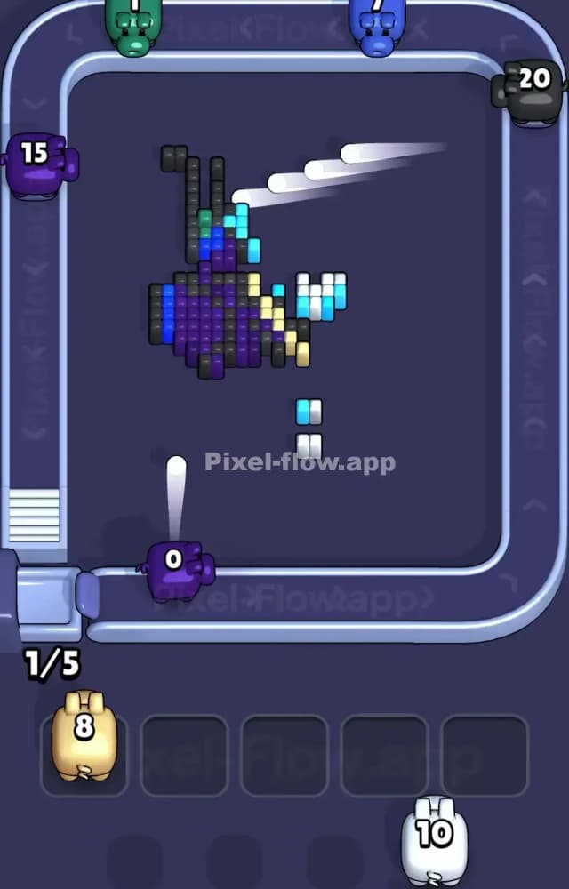 Pixel Flow Level 1281 Solution 3