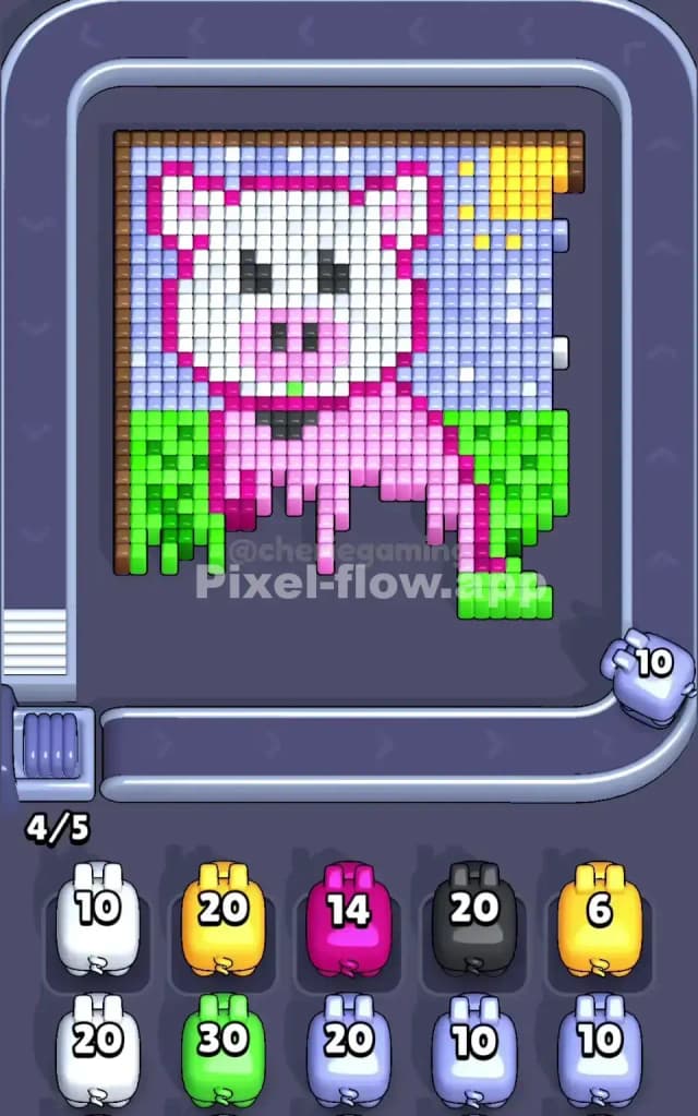 Pixel Flow Level 207 Solution 1