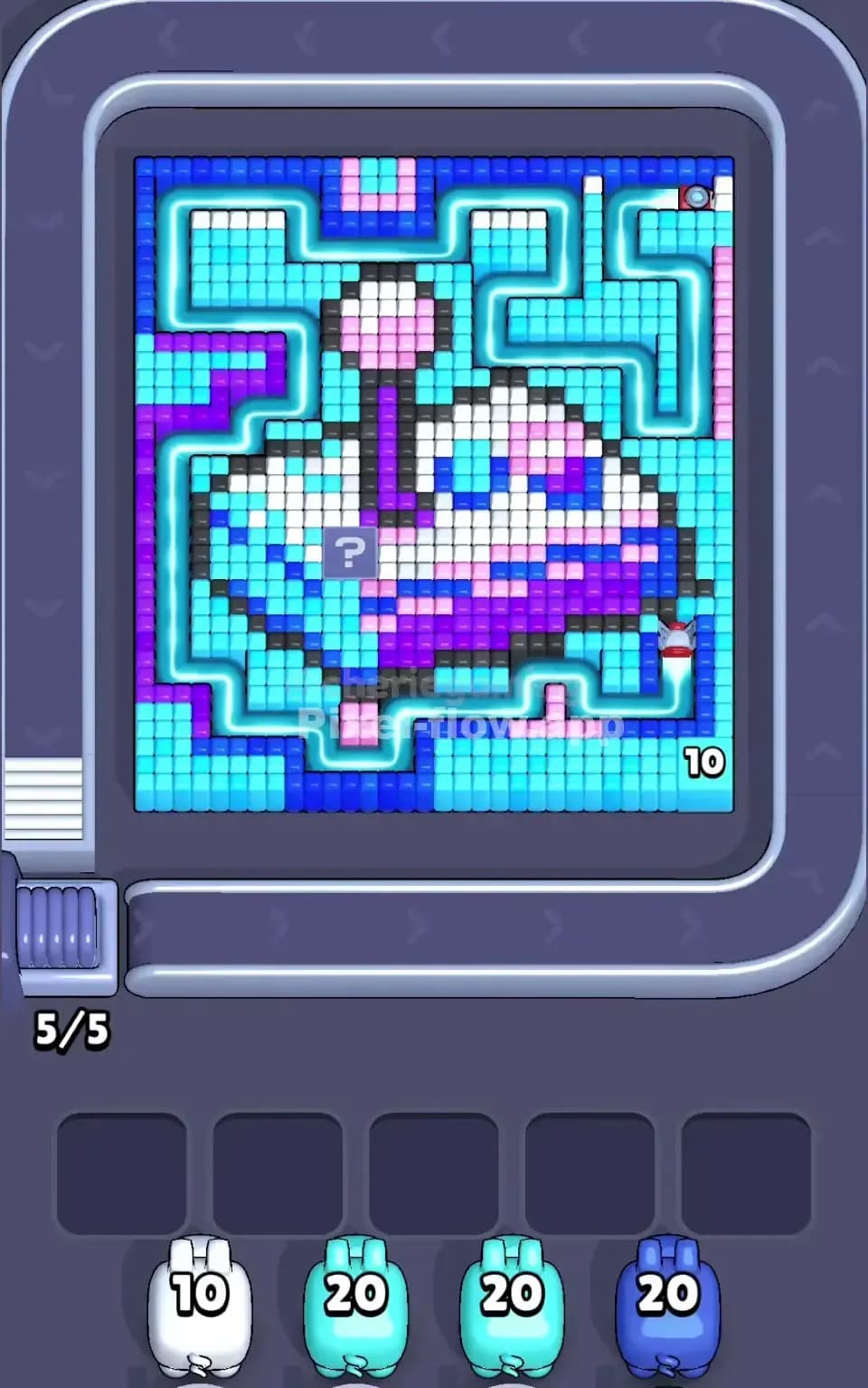 Pixel Flow Level 587 Screenshot