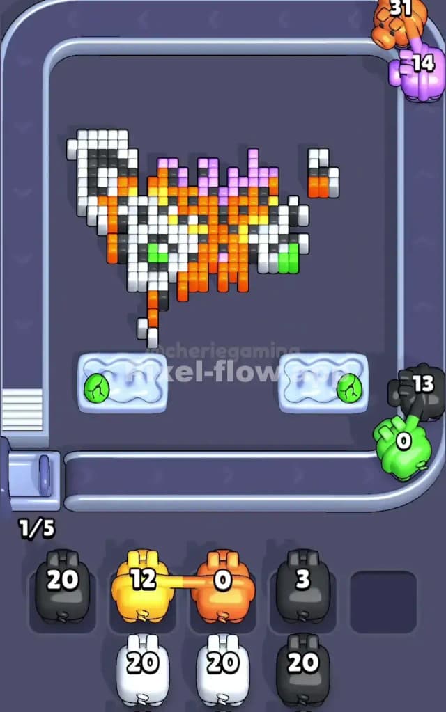 Pixel Flow Level 150 Solution 2