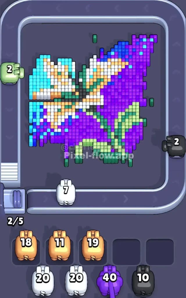 Pixel Flow Level 450 Solution 1