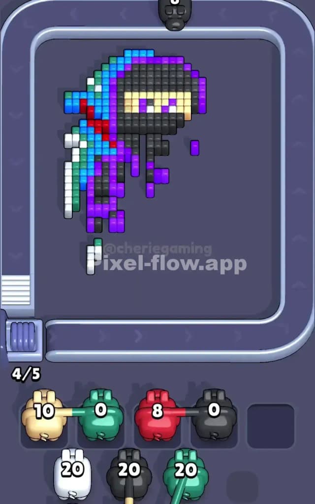 Pixel Flow Level 176 Solution 2