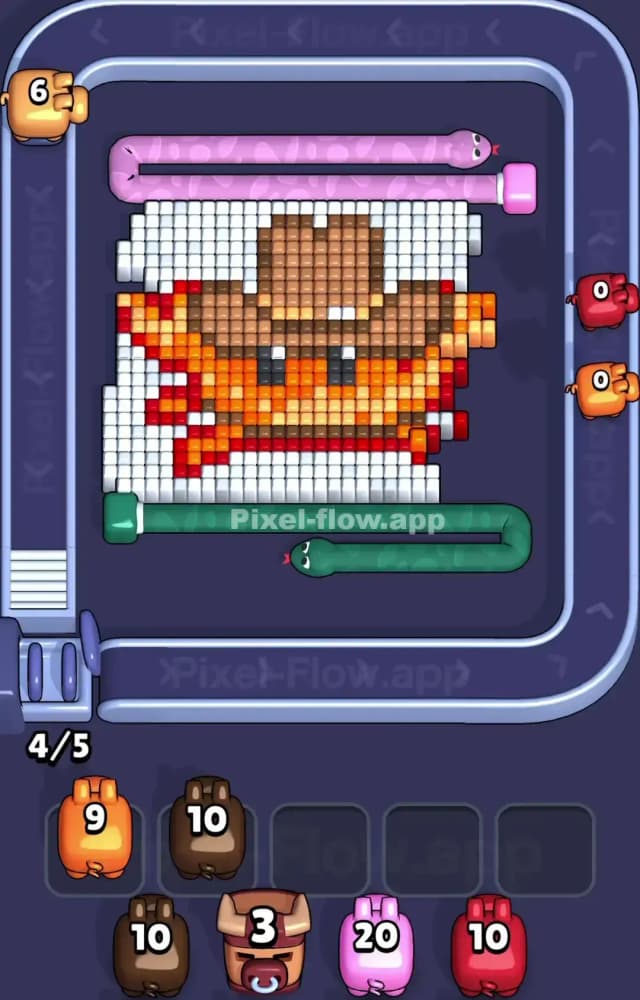 Pixel Flow Level 1331 Solution 1
