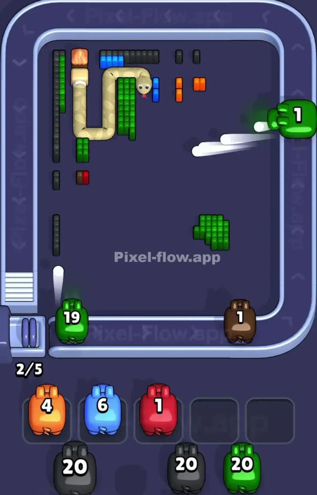 Pixel Flow Level 1298 Solution 3