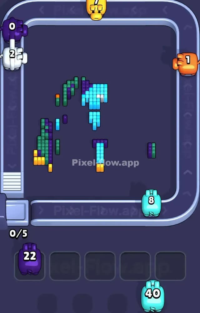 Pixel Flow Level 1111 Solution 3