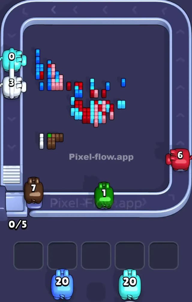 Pixel Flow Level 858 Solution 3