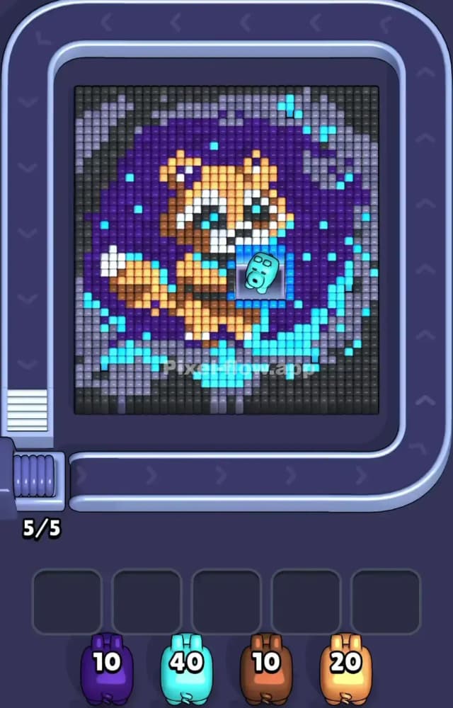 Pixel Flow Level 1210 Gameplay