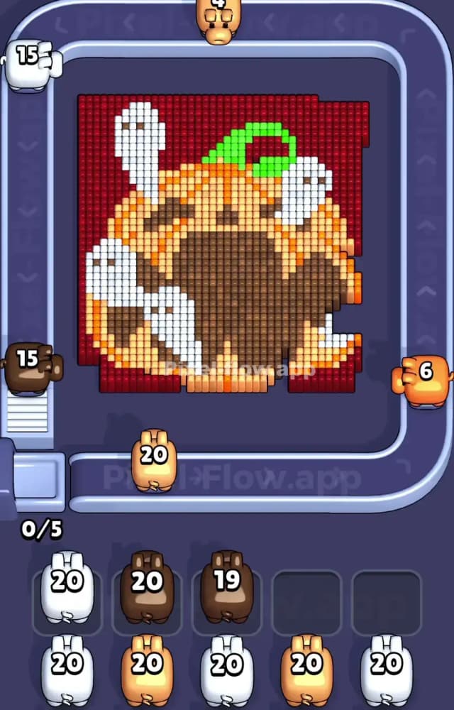 Pixel Flow Level 1044 Solution 1