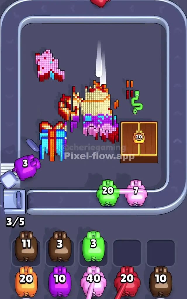 Pixel Flow Level 523 Solution 2