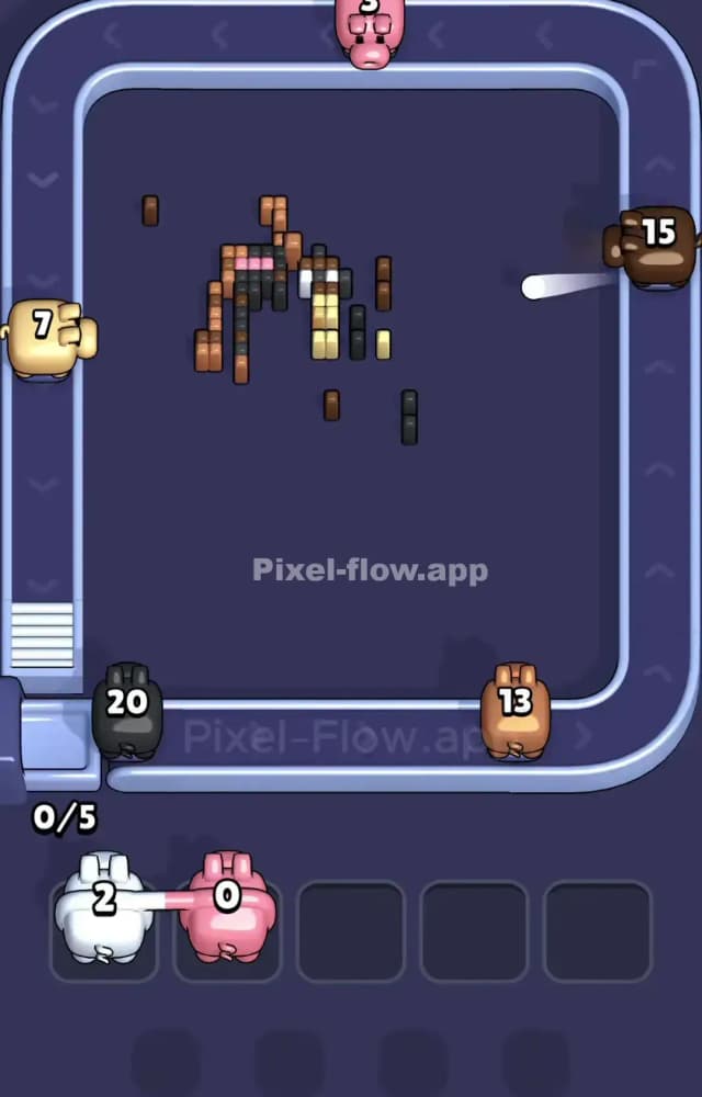 Pixel Flow Level 976 Solution 3
