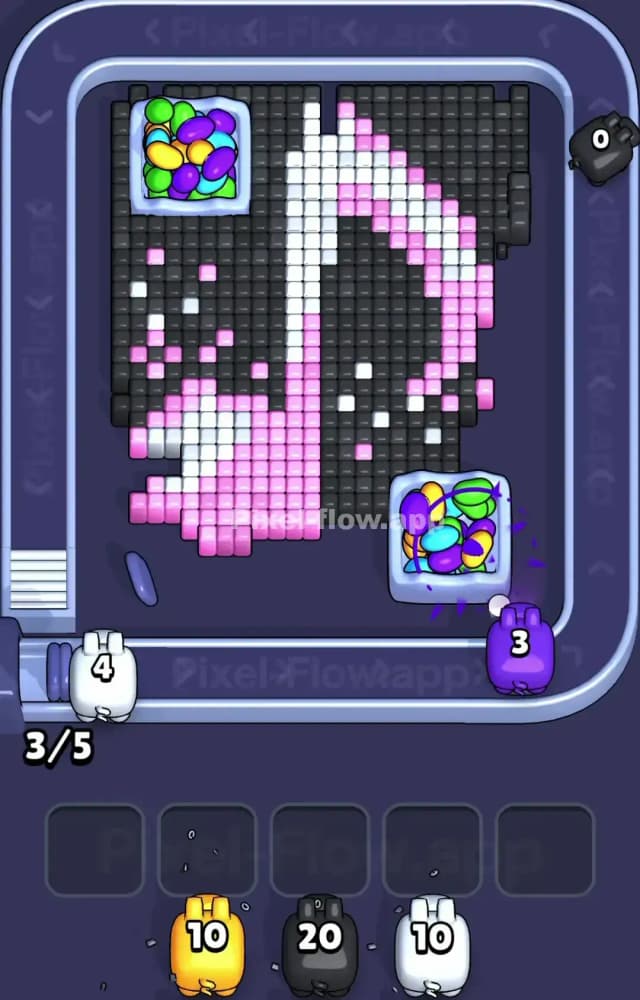 Pixel Flow Level 1202 Solution 2