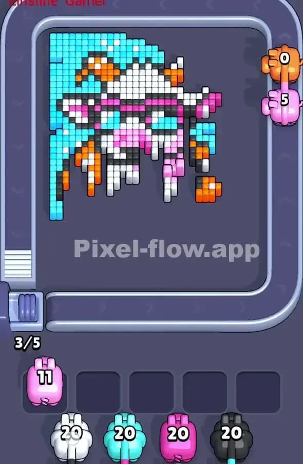 Pixel Flow Level 376 Solution 2