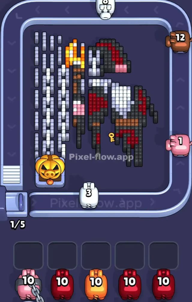 Pixel Flow Level 872 Solution 2