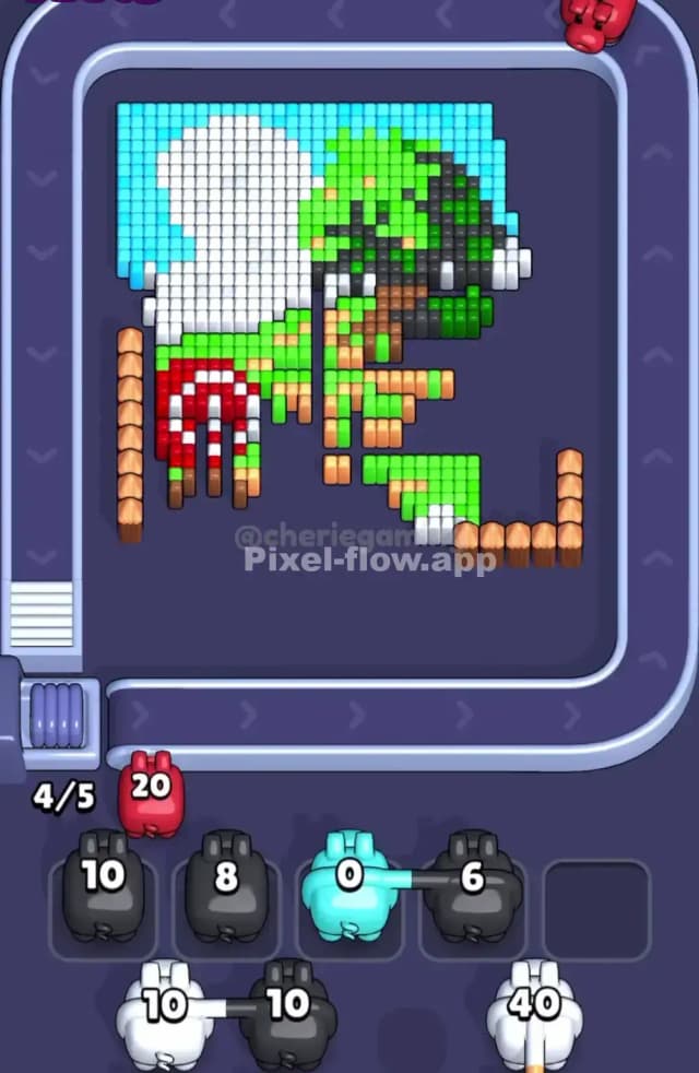 Pixel Flow Level 1695 Solution 2