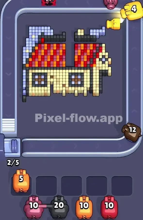 Pixel Flow Level 347 Solution 2