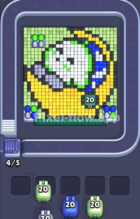 Pixel Flow Level 507 Gameplay