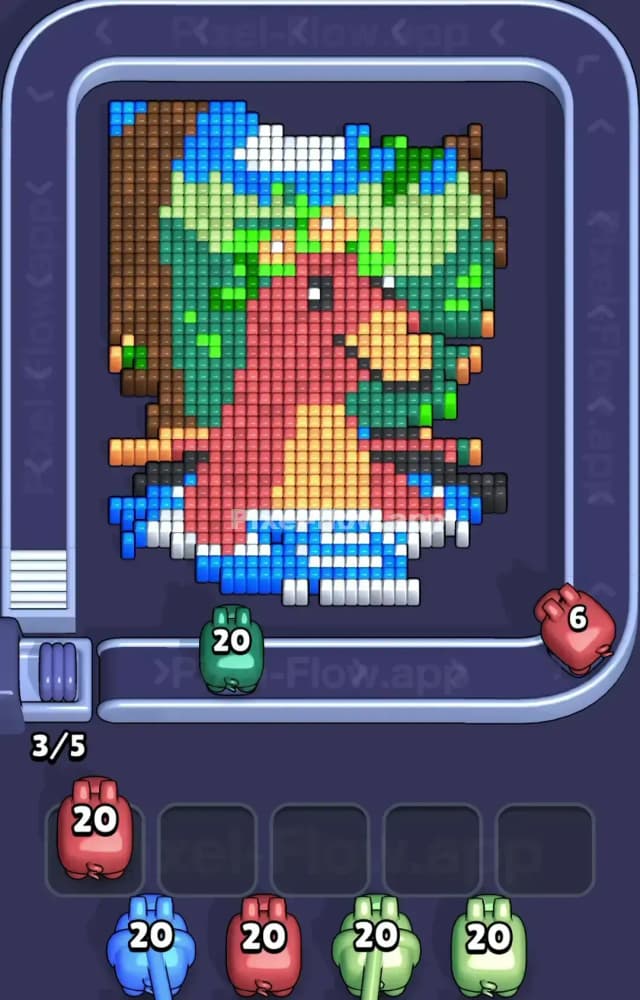 Pixel Flow Level 1439 Solution 1