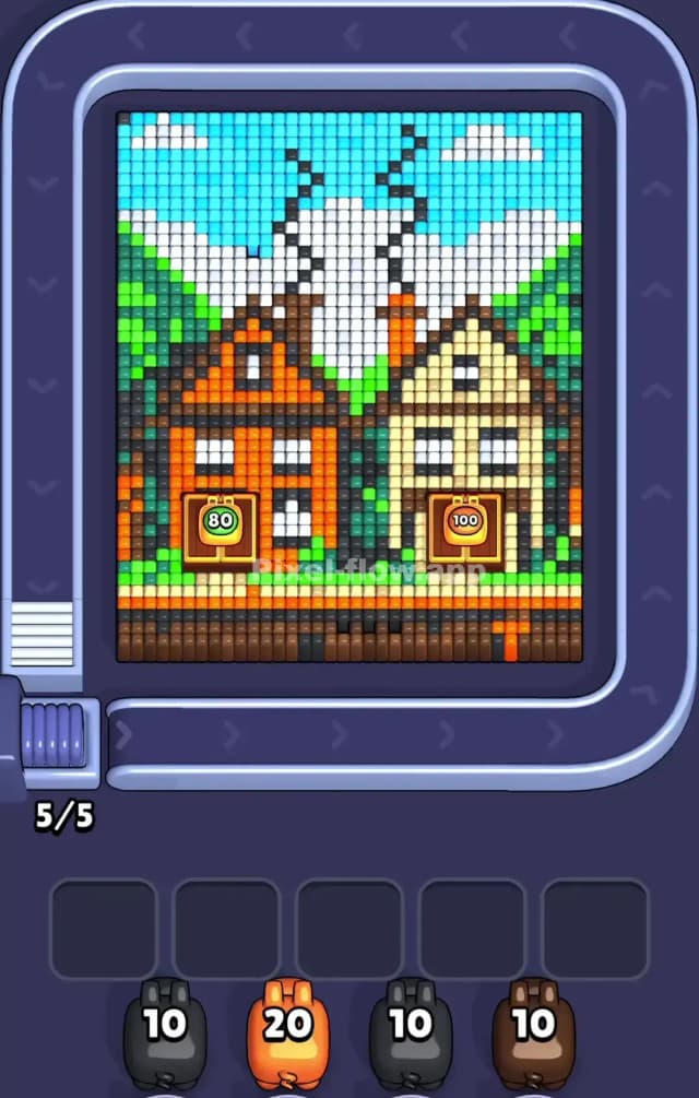 Pixel Flow Level 808 Gameplay