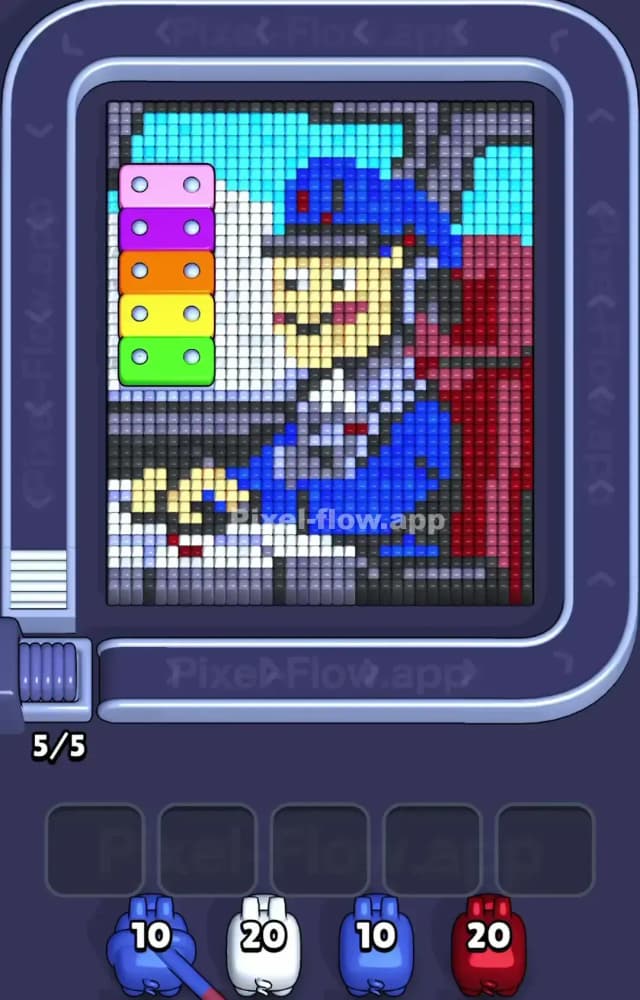 Pixel Flow Level 1497 Gameplay