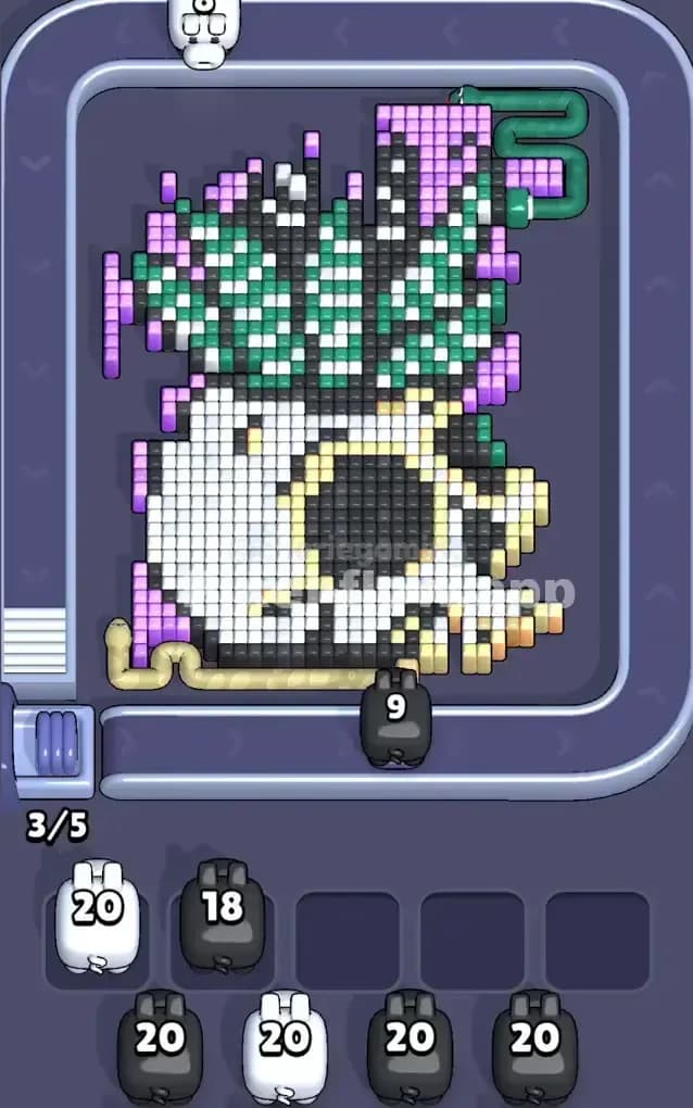 Pixel Flow Level 273 Solution 1