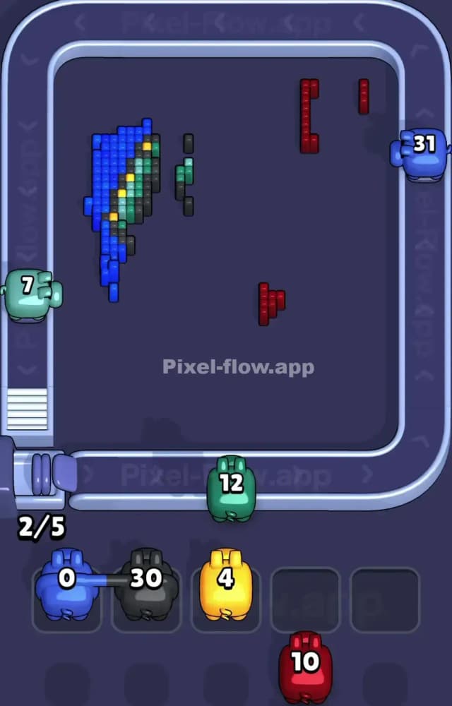 Pixel Flow Level 1112 Solution 3