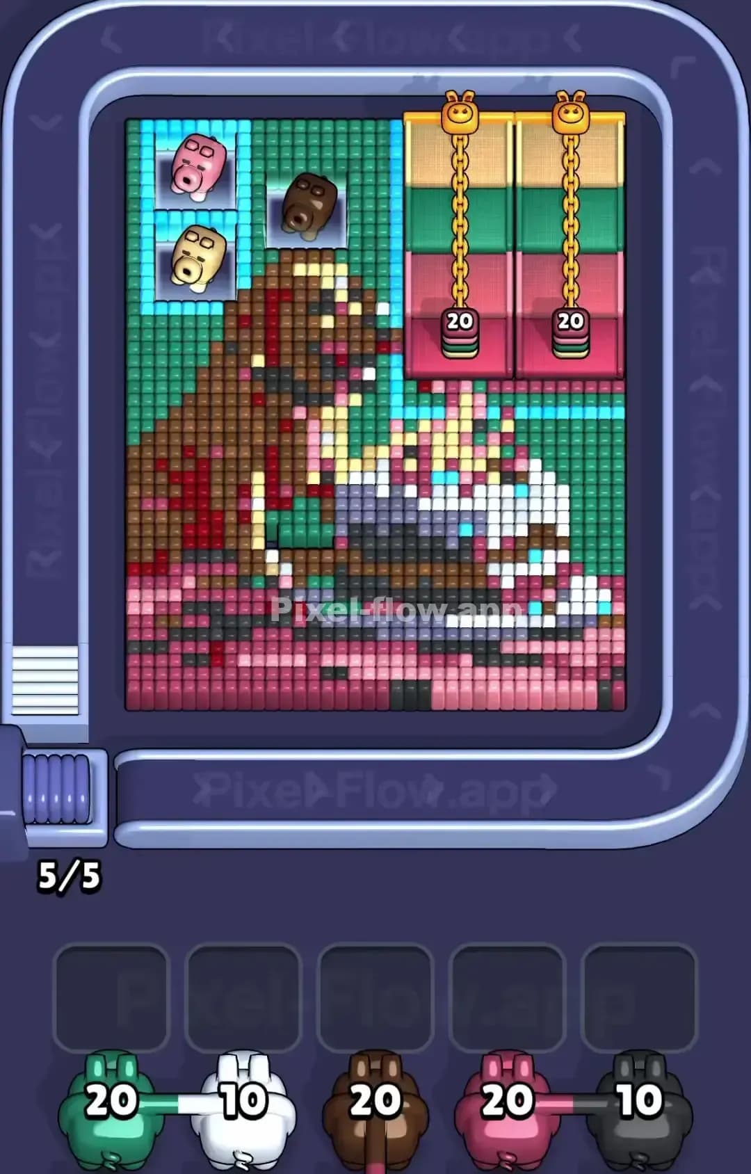 Pixel Flow Level 1478 Screenshot