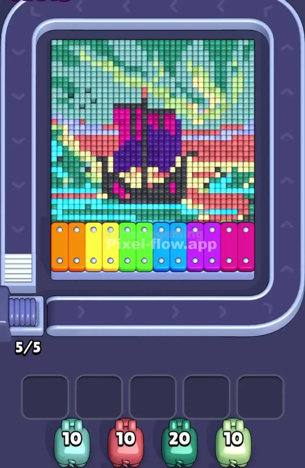 Pixel Flow Level 1743 Screenshot