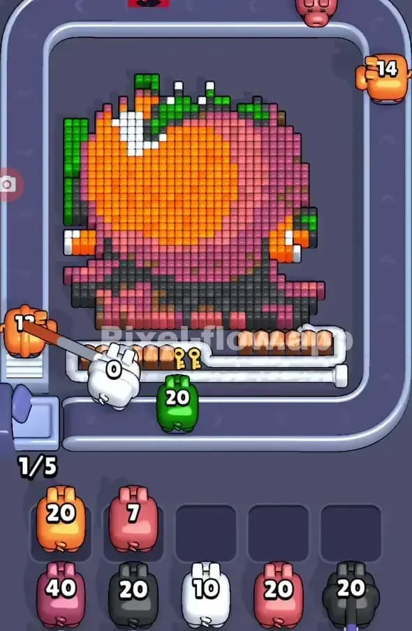 Pixel Flow Level 307 Solution 1