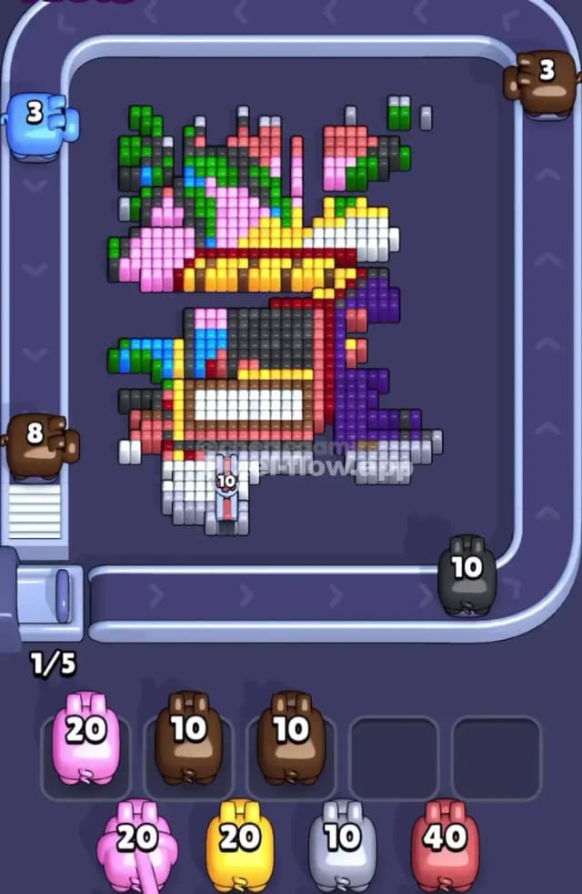 Pixel Flow Level 1627 Solution 2