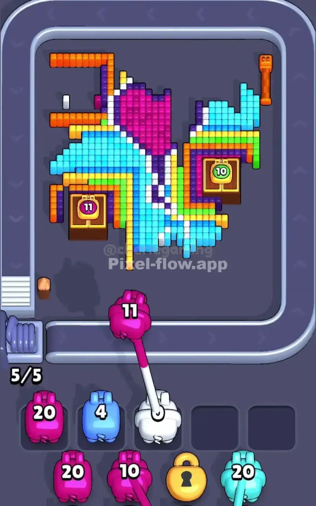 Pixel Flow Level 659 Solution 2