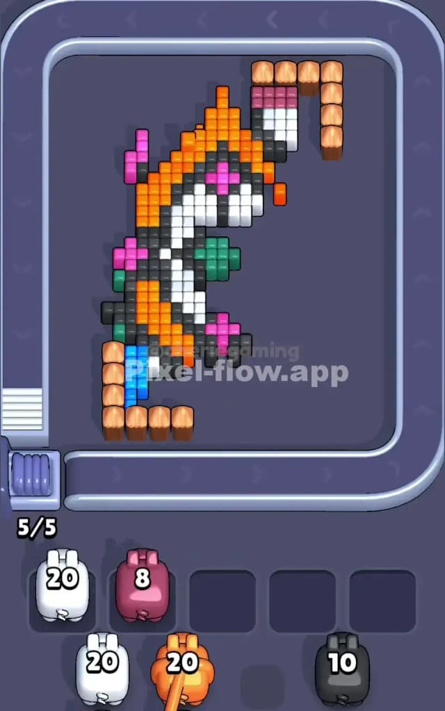 Pixel Flow Level 123 Solution 2