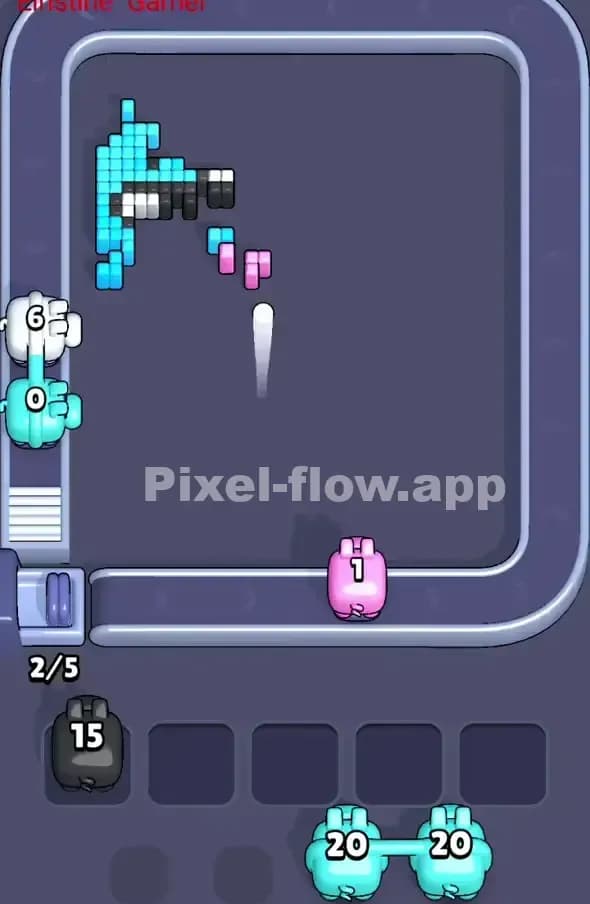 Pixel Flow Level 376 Solution 3