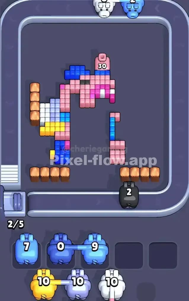 Pixel Flow Level 250 Solution 2