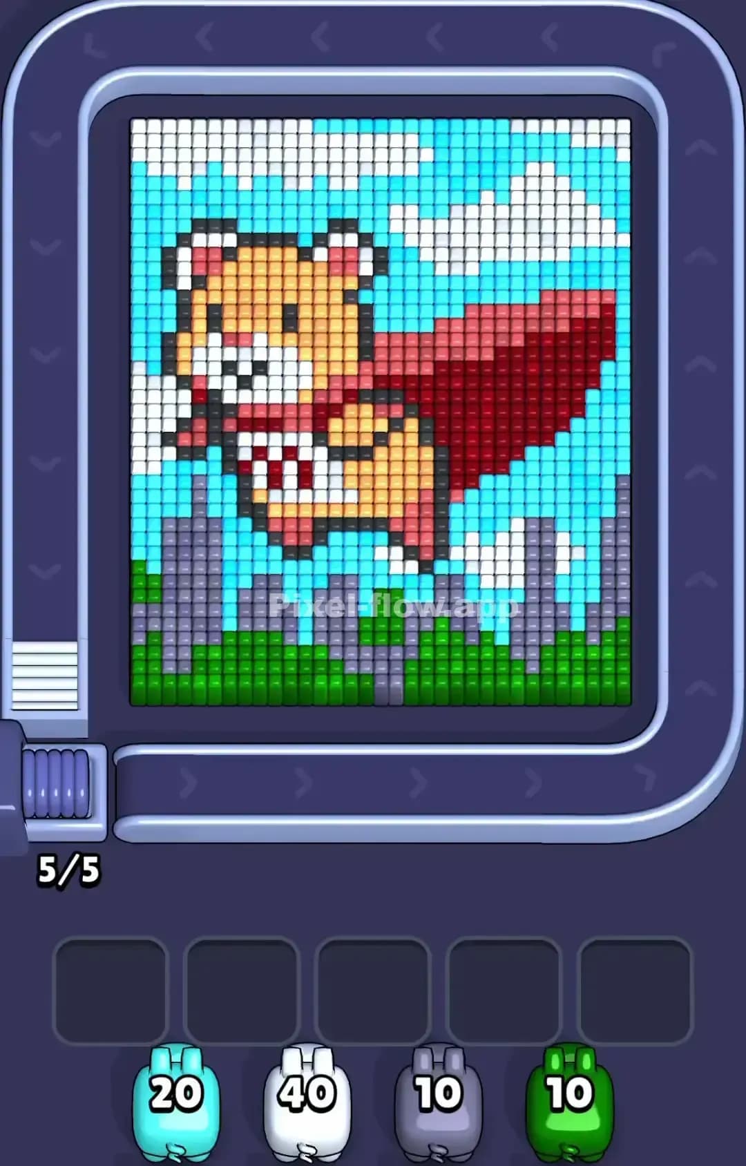 Pixel Flow Level 1280 Screenshot