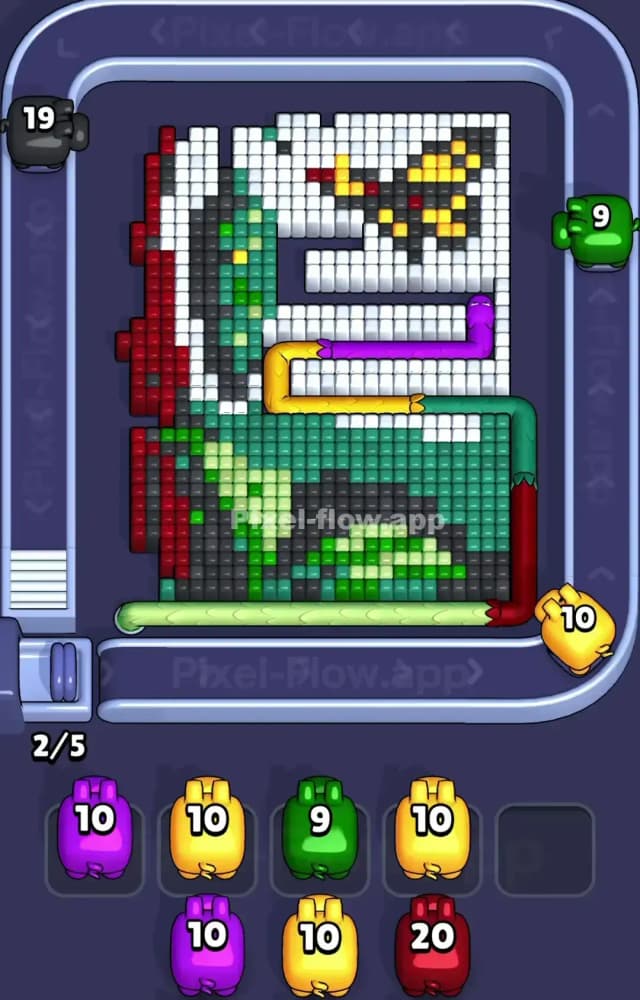 Pixel Flow Level 1103 Solution 1