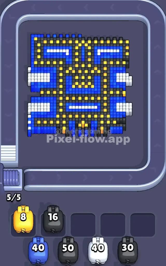 Pixel Flow Level 25 Solution 1