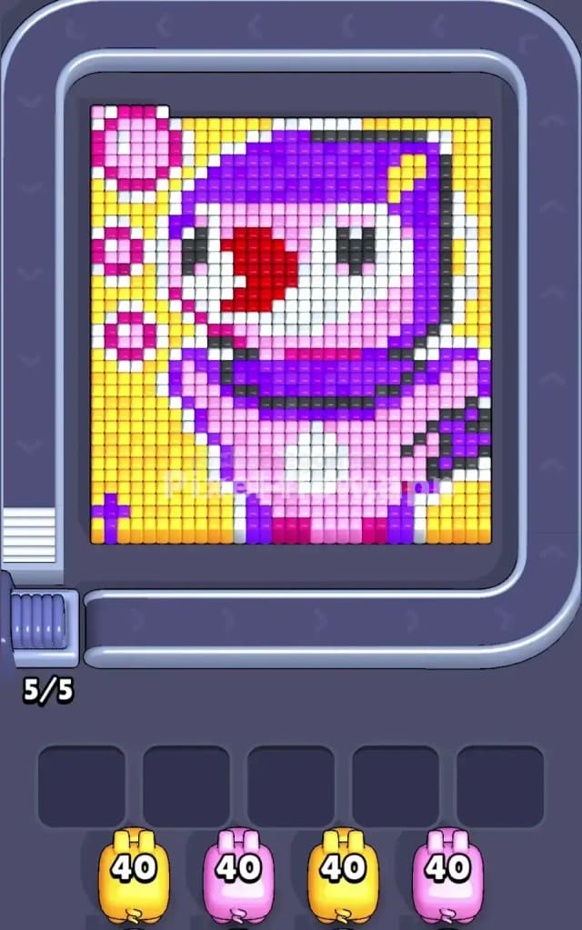 Pixel Flow Level 124 Gameplay