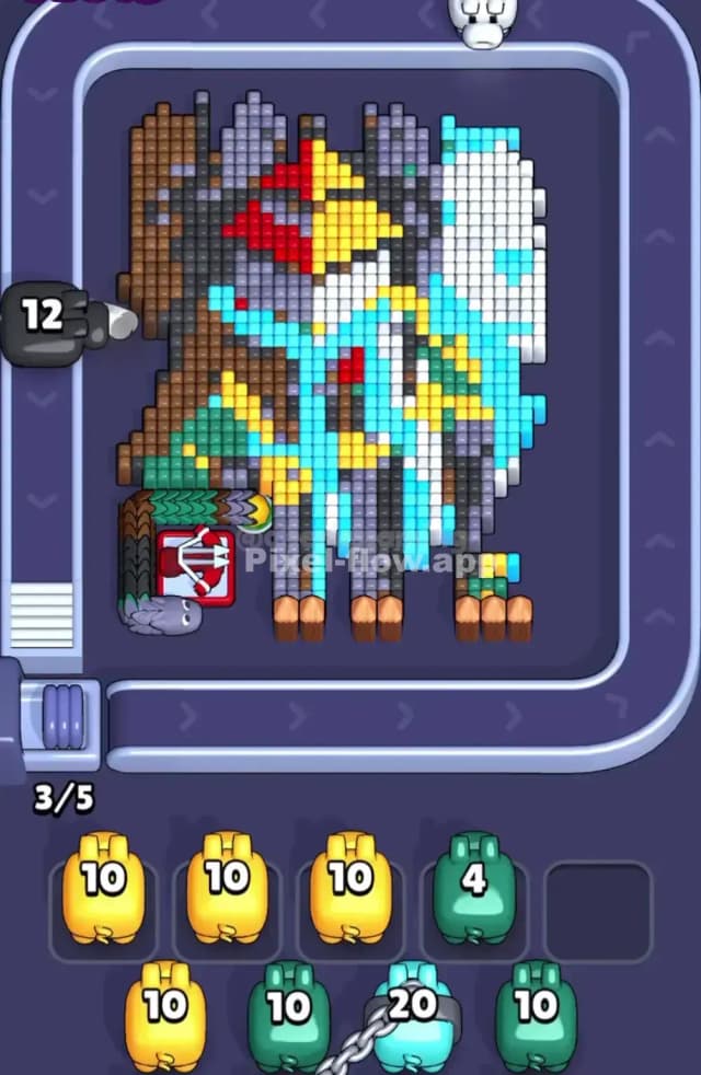 Pixel Flow Level 1776 Solution 1