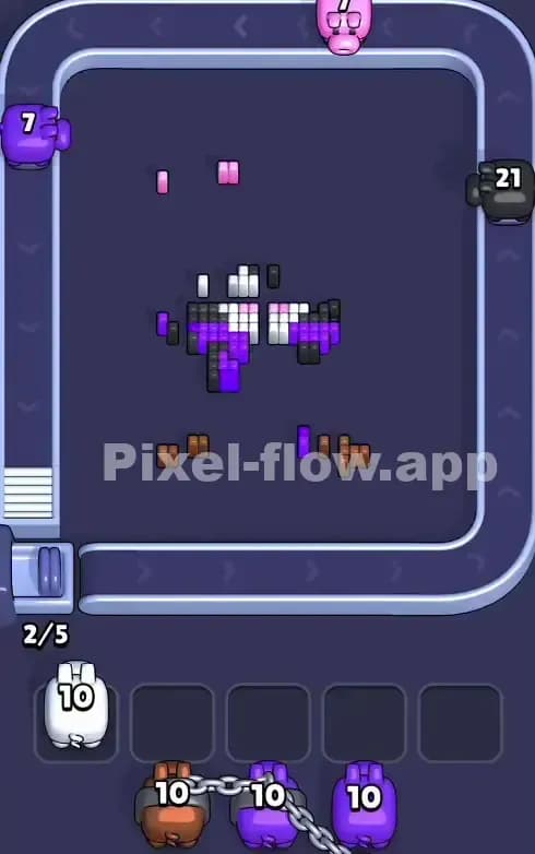 Pixel Flow Level 891 Solution 3