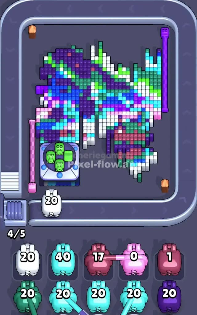 Pixel Flow Level 719 Solution 2