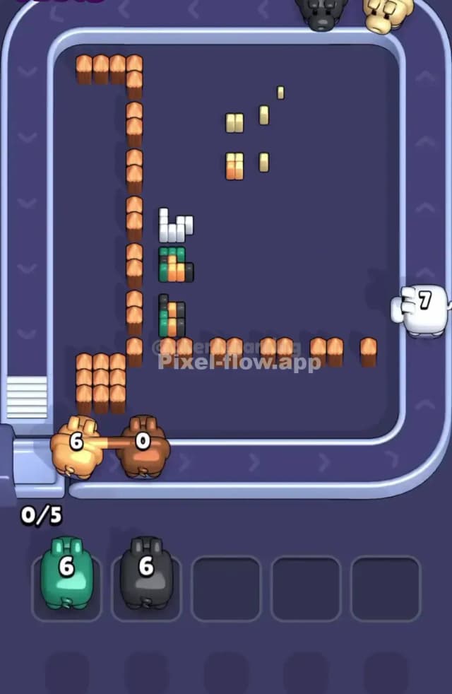 Pixel Flow Level 1719 Solution 3