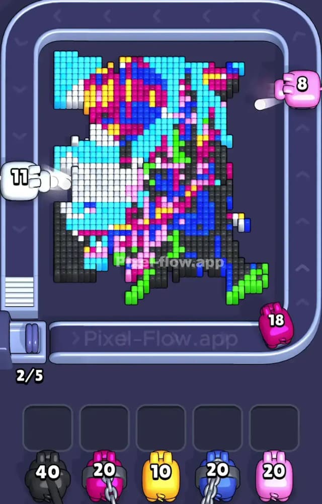 Pixel Flow Level 992 Solution 1