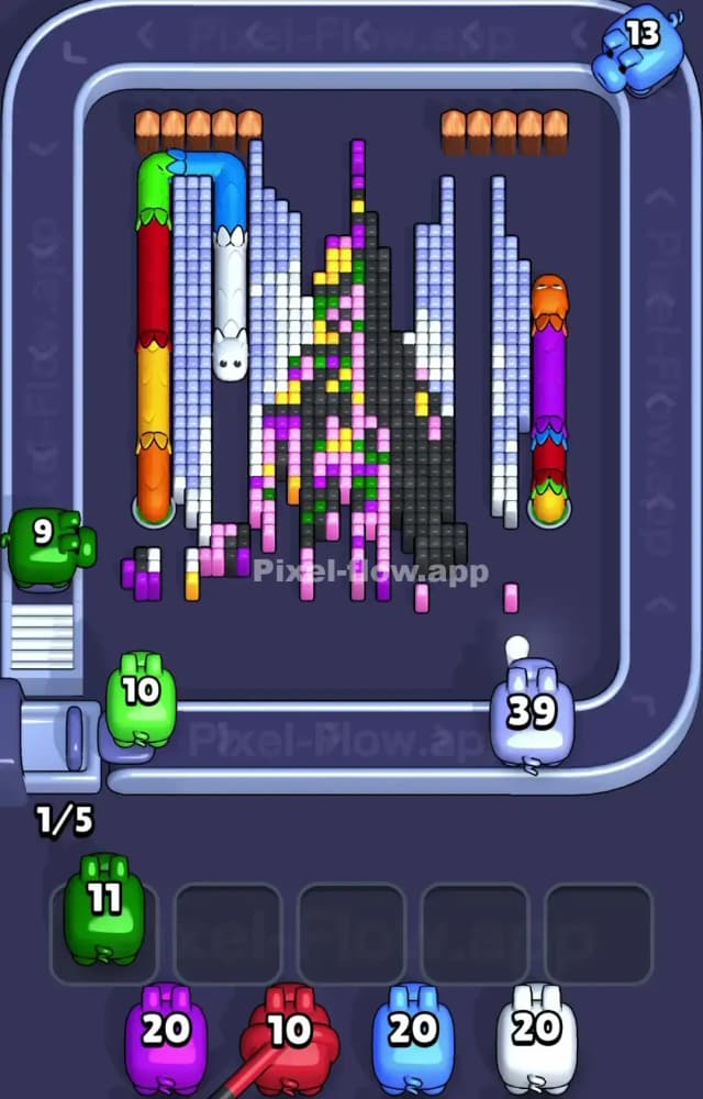 Pixel Flow Level 1277 Solution 2