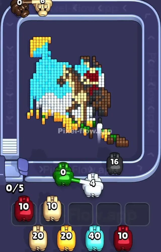 Pixel Flow Level 1582 Solution 2