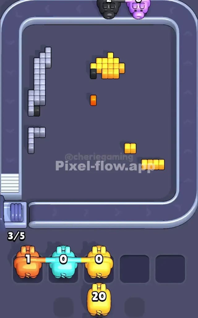 Pixel Flow Level 168 Solution 3