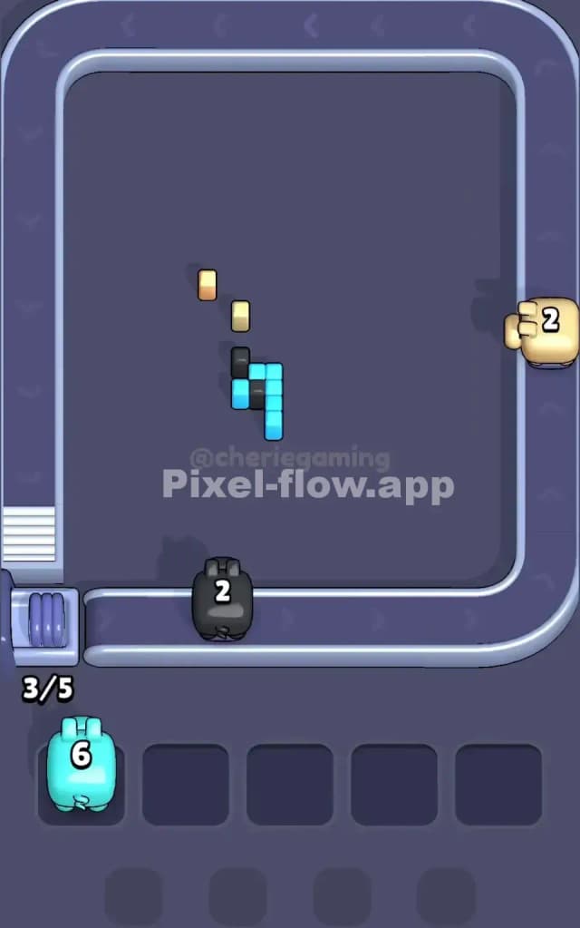 Pixel Flow Level 122 Solution 3