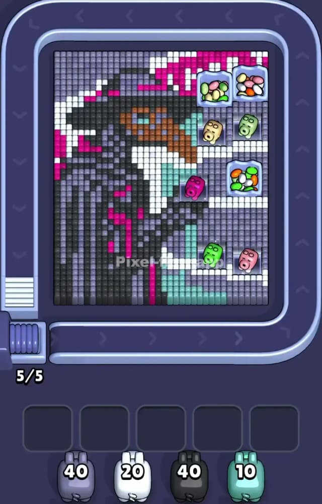 Pixel Flow Level 1262 Gameplay